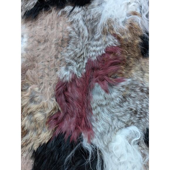 Ulla Johnson Iris Genuine Rabbit Fur Lamb Fur Jacket Coat Size P Rare #1N452 - Picture 12 of 12